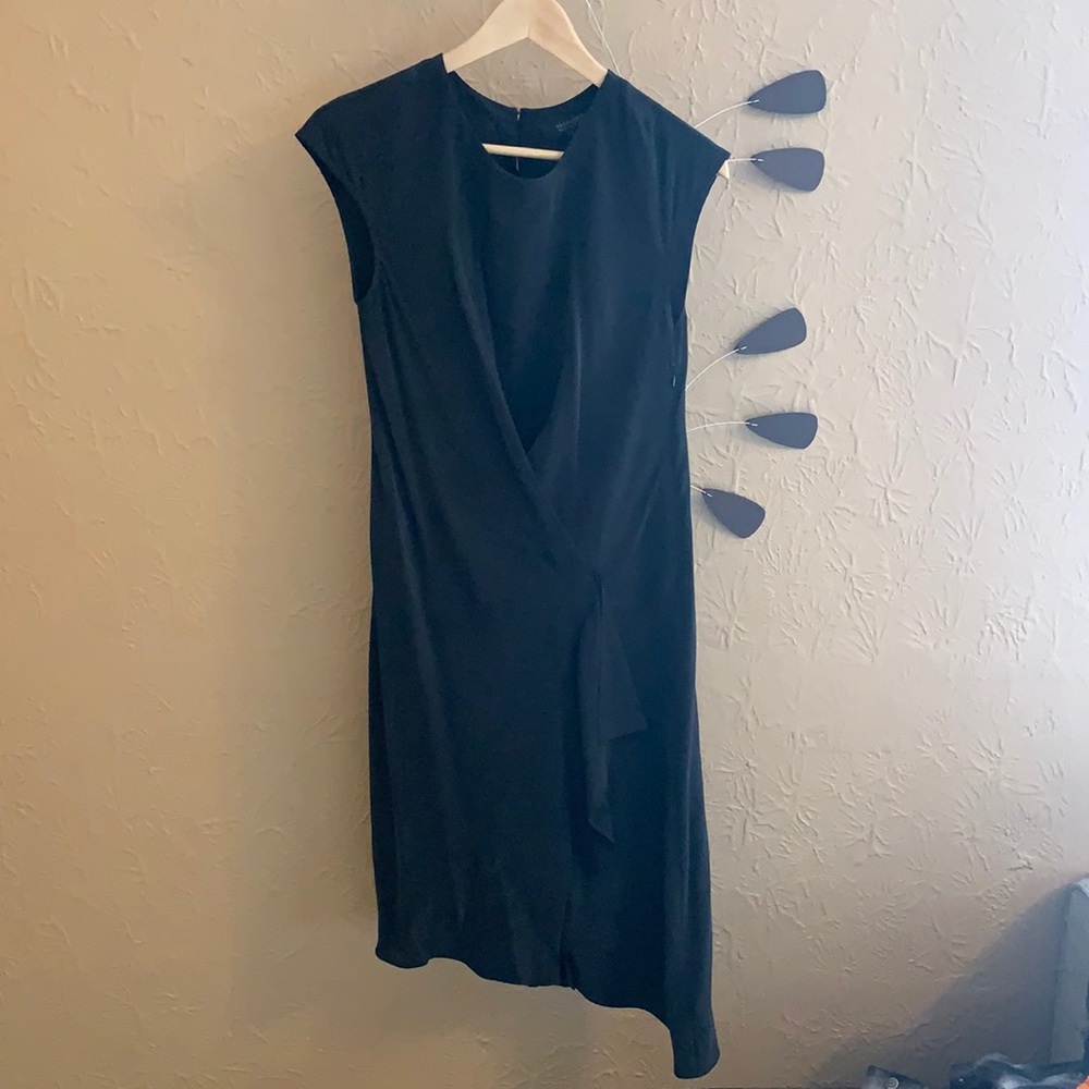 Never been worn All Saints mid length dress. Beautiful black silk 😍